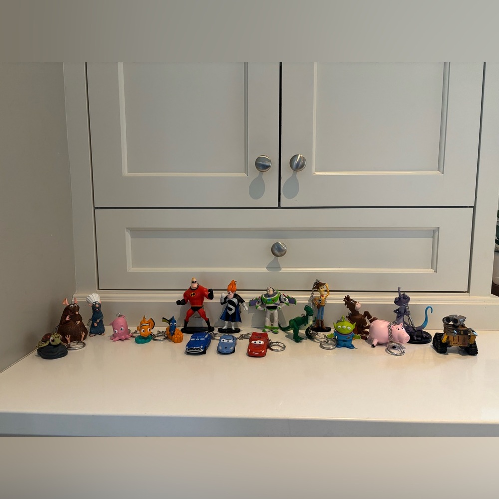 Disney Figurine Key Chains